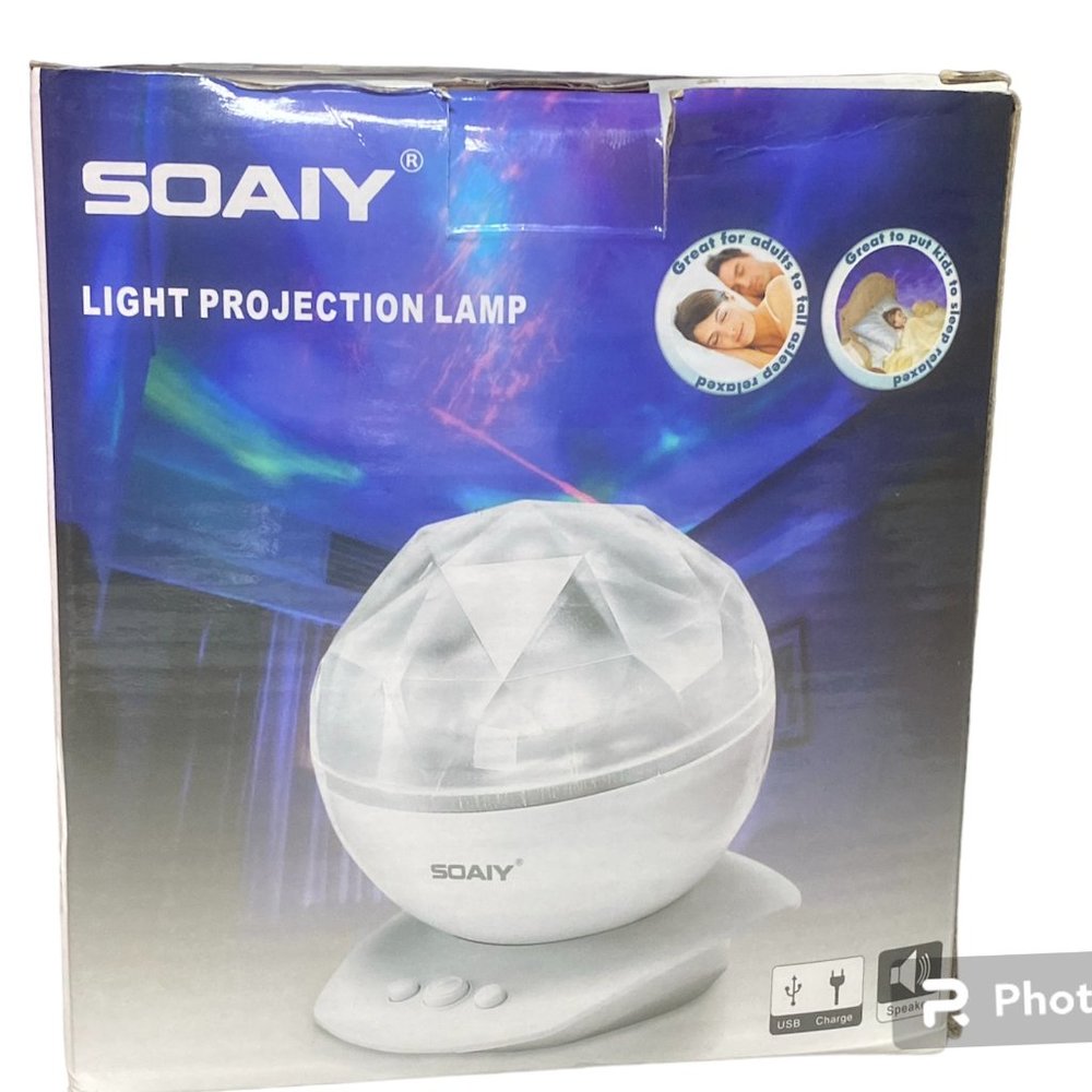 Northern Light Projector 8 Light Changing Auto Shut Off  Adjustable Volume